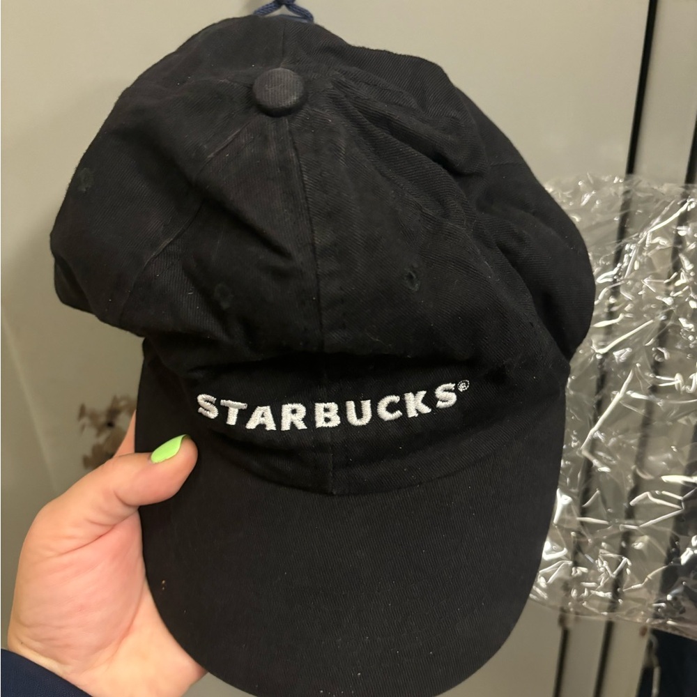 Starbucks hat used for Halloween at work one time no stains been boxed since